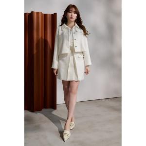 スカート Her lip to Hemingway Check Tweed Skirt S Hemingway Check Tweed Skirt（スカート）｜Her lip to（ハーリップ