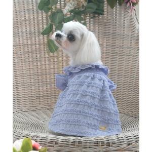 犬 服 ROPE' PICNIC/フリルワンピース