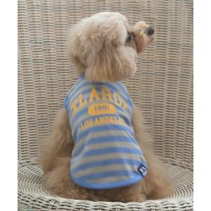 犬 服 XLARGE/ストライプロゴタンクトップ