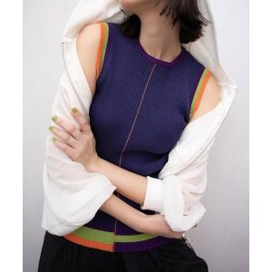 SUNSPEL 「SUNSPEL」 ボーダー柄長袖カットソー S ピンク