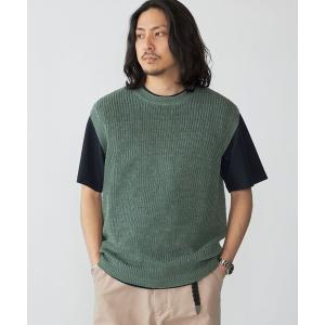 未使用に近い　メンズPOLO RALPH LAUREN ケーブルニットベストジレ POLO RALPH LAUREN（ポロ・ラルフローレン） ベスト ジレ ケーブル