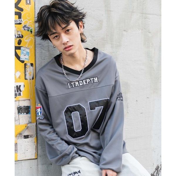 tシャツ LTR DEPTH/ナンバリングホッケーロンT メンズ レディース