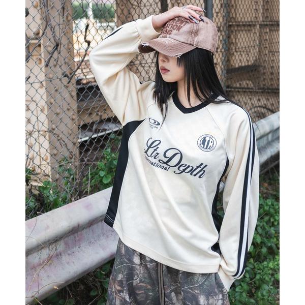 tシャツ LTR DEPTH/ラインスリーブゲームロンT メンズ レディース