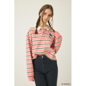 ポロシャツ ポロ MD TELEPHONE ロングスリーブ ポロシャツ / MINNIE レディース