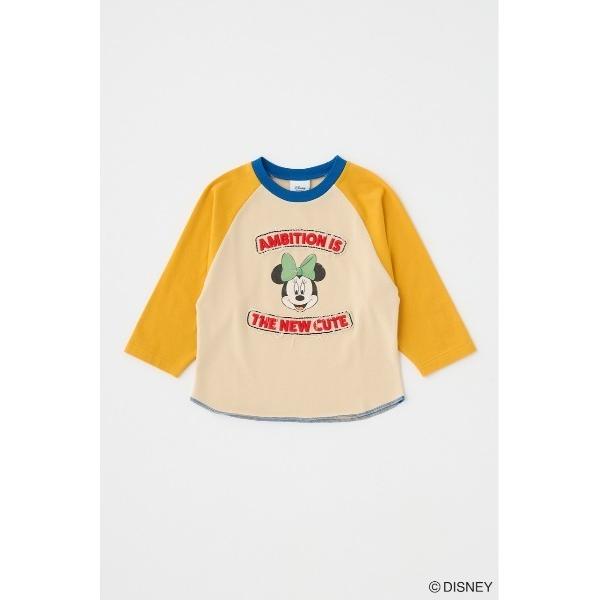 tシャツ MD PATCHED RAGLAN Tシャツ / MINNIE レディース