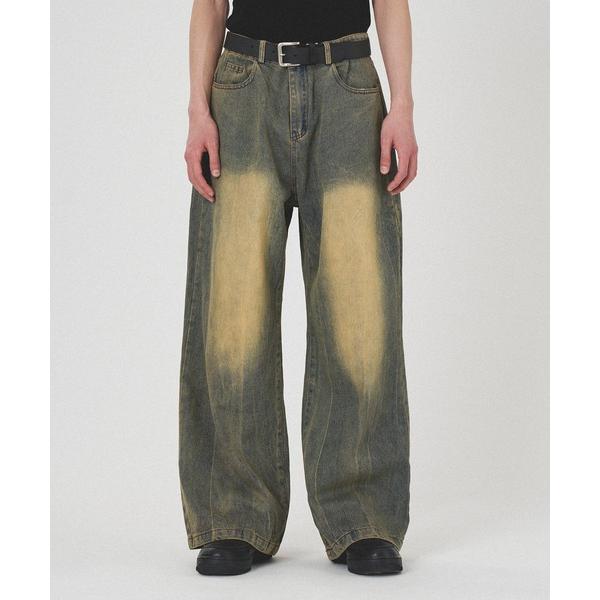 ジーンズ VINTAGE LIKE STRAIGHT WIDE DENIM PANTS/ヴィンテージ...