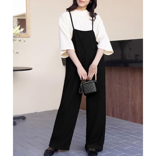 サロペット オーバーオール 入学式 卒業式 ルーズシルエットサロペット レディース