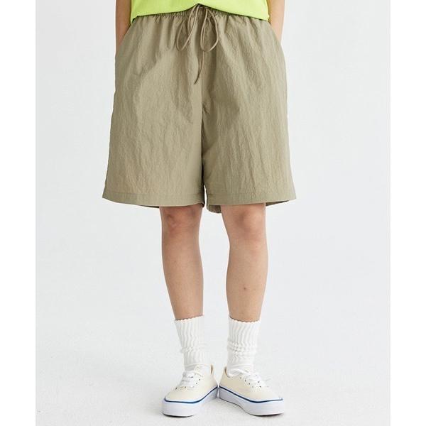 パンツ R. : Nylon Wide Easy Shorts メンズ レディース