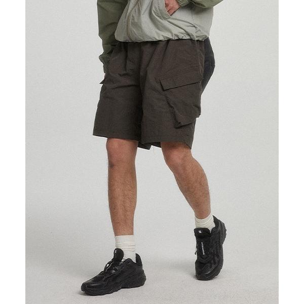 パンツ R. : Slash Cargo Pocket Nylon Shorts メンズ レディース