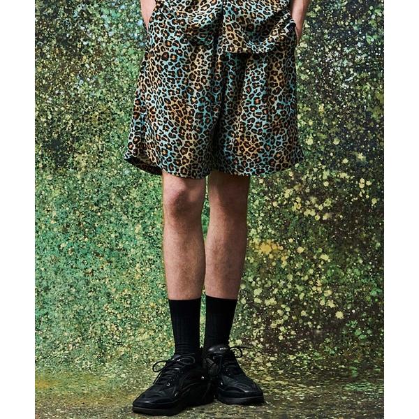 パンツ LEOPARD RAYON SHORTS メンズ