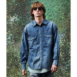 シャツ DENIM SHIRT / VINTAGE WASHED メンズ