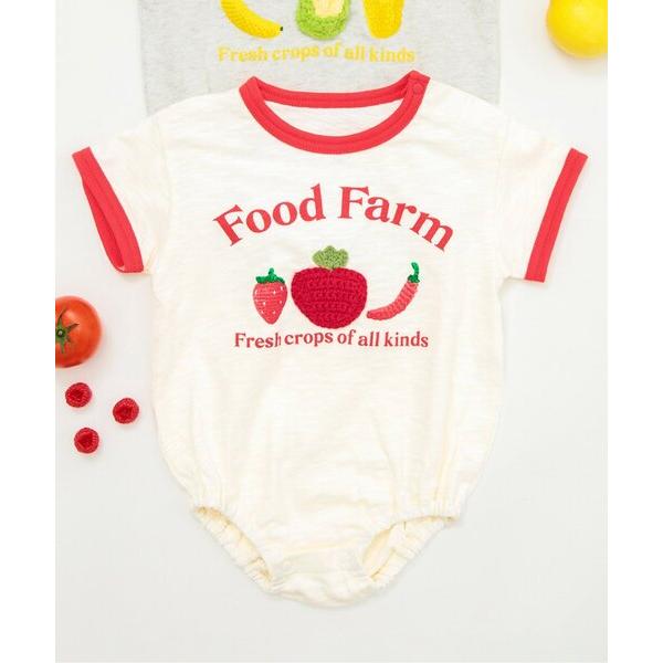 ベビー服 ロンパース 「WAKUWAKU FARM」ギミックボディオール