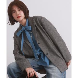 「saloon」 テーラードジャケット FREE グレー レディース
