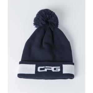 「CPG GOLF」 ニットキャップ ONE SIZE ネイビー レディース