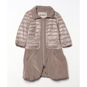 「HERNO」 ダウンコート 44 ベージュ レディース