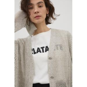 カーディガン プレッツェルパターンメッシュカーディガン レディース