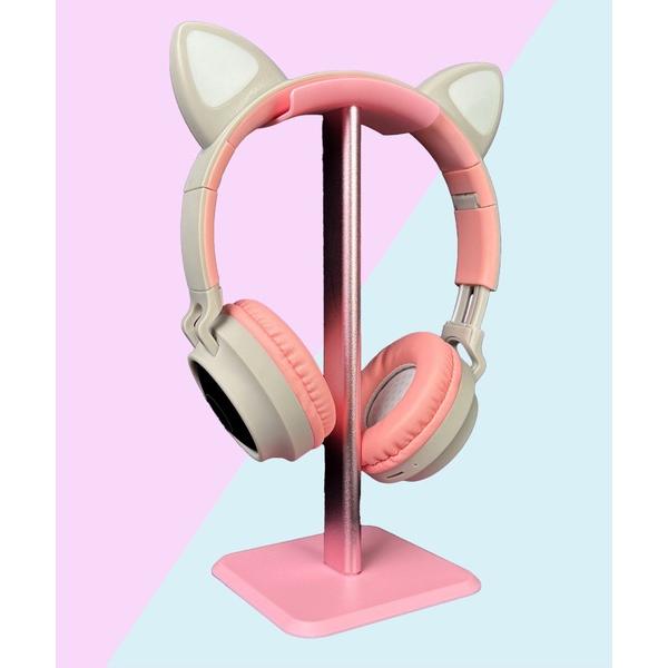 イヤホン ヘッドホン 3-2A2 T字 カーブ スタイリッシュ ヘッドホンスタンド  卓上 フック ...