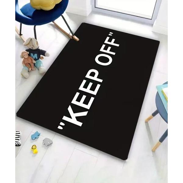 ラグ ラグマット 3-2A16 ラグ KEEPOFF 80cm×120cm ブラック