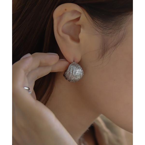 ピアス 入学式 卒業式 金属アレルギー対応 ウェーブラインピアス レディース