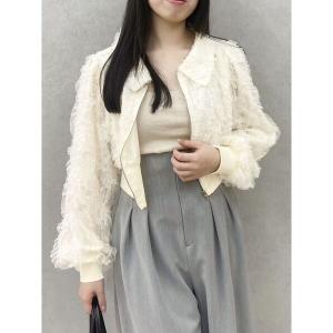 新品タグ付き　ダズリン　エアリーレースブルゾン ブルゾン アウター エアリーレースブルゾン レディース - 最安値