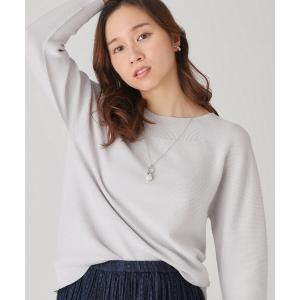 ニット セーター 「洗える／日本製」無縫製ニットトップス レディース