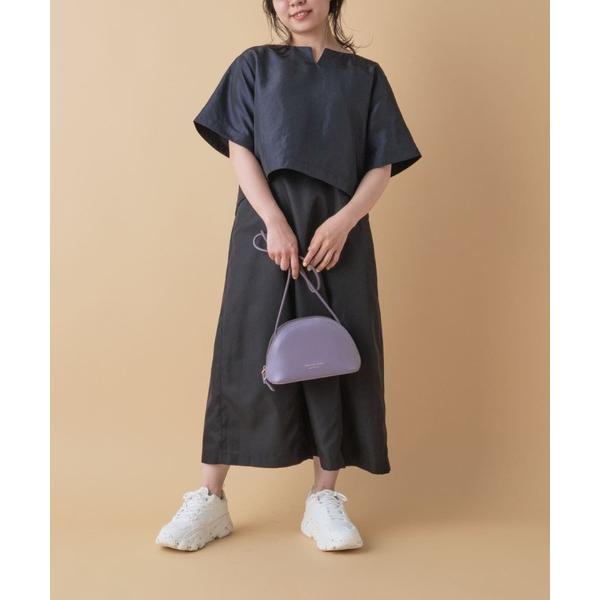 ワンピース クロススリットコクーンスカートセット 「低身長・小柄女性」