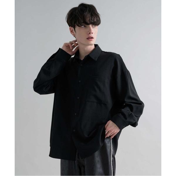 シャツ ルーズベーシックレギュラーカラーシャツ メンズ レディース