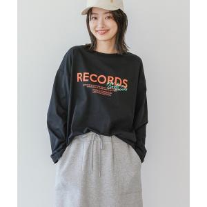 tシャツ RECORDSロングTシャツ レディースの商品画像