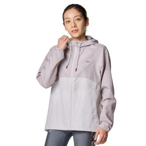 コート アウター UAワードマーク ウーブン フルジップ フーディー（トレーニング/レディース） レディース