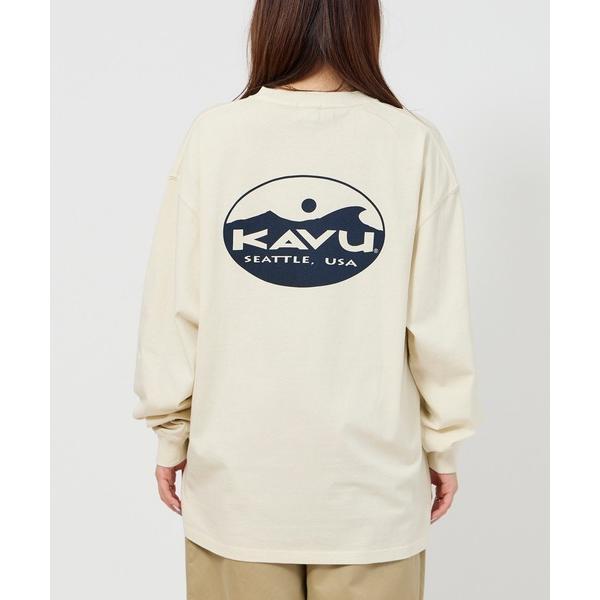 tシャツ KAVU/カブー Surf Logo Tee (Pigment)/サーフロゴティー メンズ...