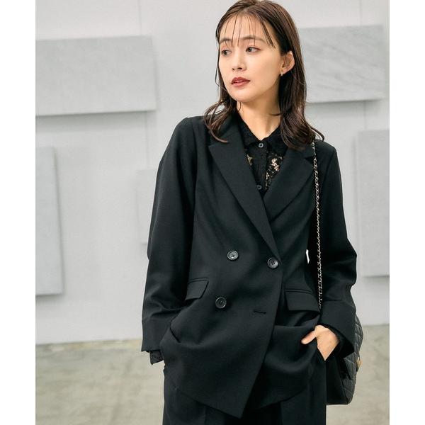 ジャケット テーラードジャケット お手入れラクラクセットアップ/Wジャケット/253487 レディー...