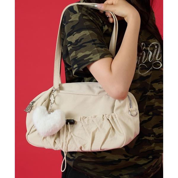 ハンドバッグ ポケット付ショルダーバッグ「紐付きショルダーバック使用可能」 キッズ 子供 女の子