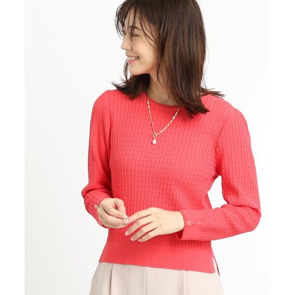 ニット セーター スリーブデザインニット レディース