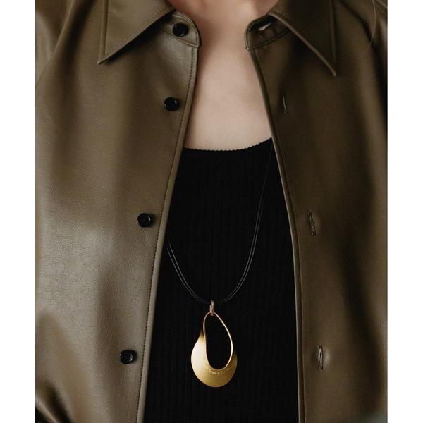 ネックレス Letterring Leaf Plate Necklace レディース