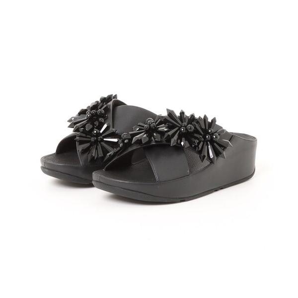 サンダル RUMBA STARBURST-BEAD CROSS SLIDES レディース