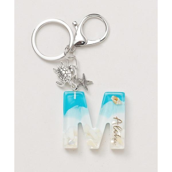 キーホルダー 「Kahiko」ラキ イニシャルキーホルダー