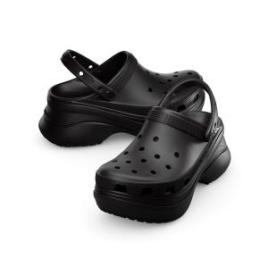 クロックス サンダル CROCS/クロックス レディース サンダル 厚底 CLASSIC BAE CLOG W 206302-001 レディース