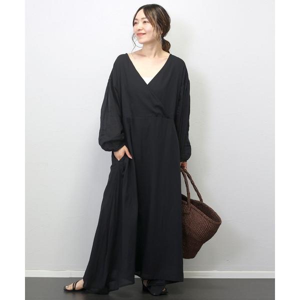 ワンピース 綿ボイルカシュクール2WAYワンピース