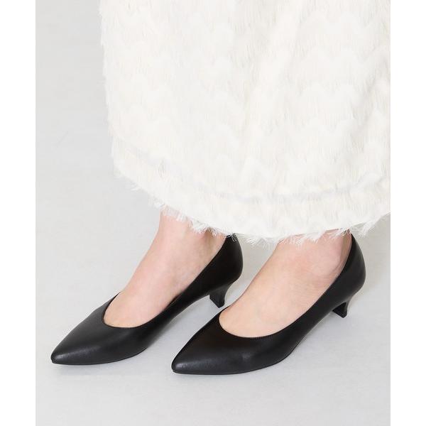 パンプス 跳べるパンプス ポインテッドトゥ4cmヒール/R-3217