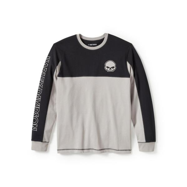 tシャツ ウィリーG(R)スカル・カラーブロック・ロングスリーブTシャツ メンズ