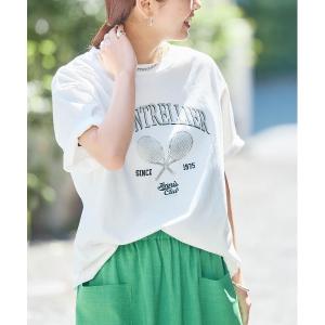 tシャツ テニス箔PT 半袖TEE レディース