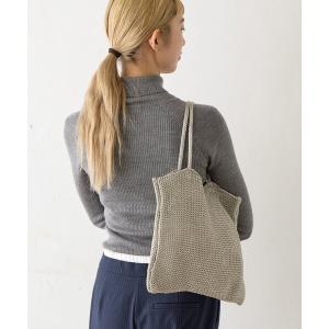 トートバッグ 「cache cache カシュカシュ」ラメ糸編みトート レディース メンズ