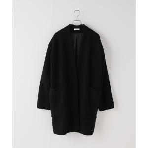 ATON（エイトン） チェスターコート 2 ブラック レディース : ZOZOTOWN