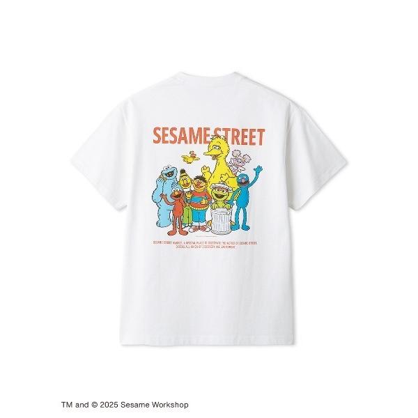 tシャツ 「UNISEX」キャラクターアートTシャツ（ELMO＆FRIENDS） レディース メンズ
