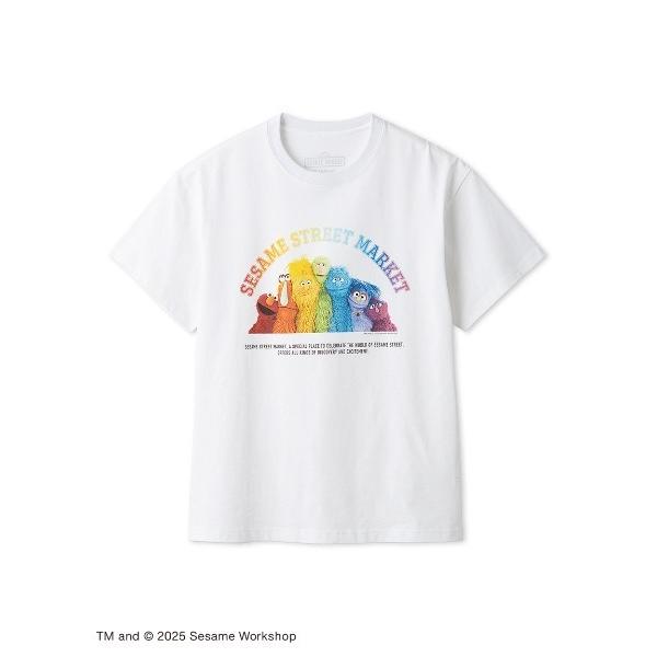 tシャツ 「UNISEX」キャラクターアートTシャツ（RAINBOW） レディース メンズ