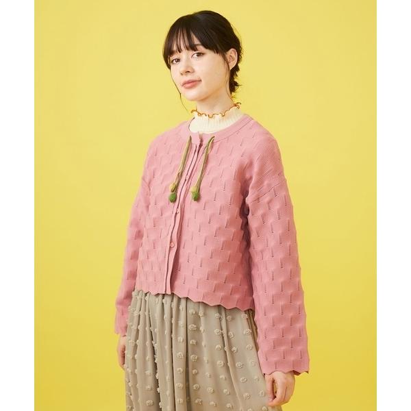 カーディガン Abrir ポコポコニットカーディガン レディース