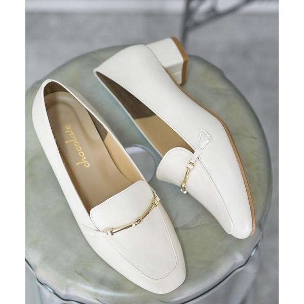 ローファー 晴雨兼用 華奢ビット シンプル ローファー パンプス「日本製」 レディース