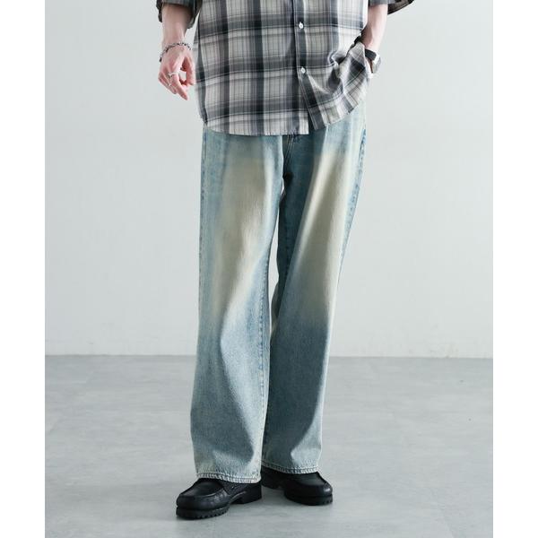 ジーンズ ヴィンテージライク/ライトオンスデニムバギーパンツ メンズ