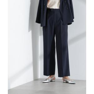 スラックス パンツ ライトファンクション タックセミワイドパンツ(セットアップ可) レディース