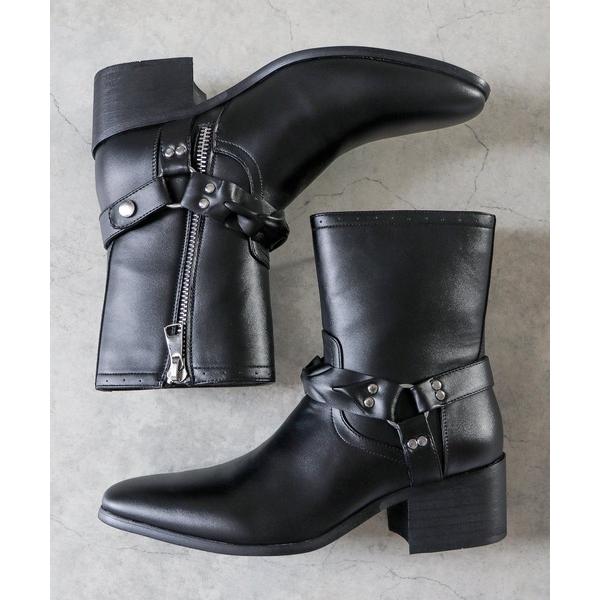 ブーツ LOVE HUNTER リングベルトヒールブーツ(6843) メンズ